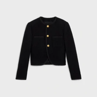 Chasseur-Jacke aus Bouclé-Tweed