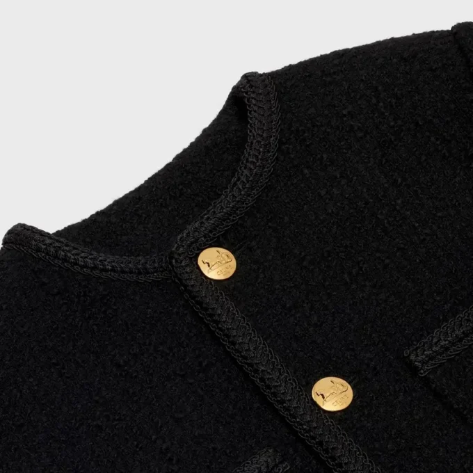 Chasseur-Jacke aus Bouclé-Tweed Chasseur-Jacke aus Bouclé-Tweed