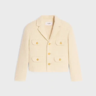 Chasseur-Jacke aus Mohair-Wolltweed