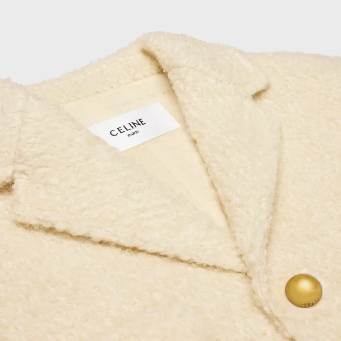 Chasseur-Jacke aus Mohair-Wolltweed