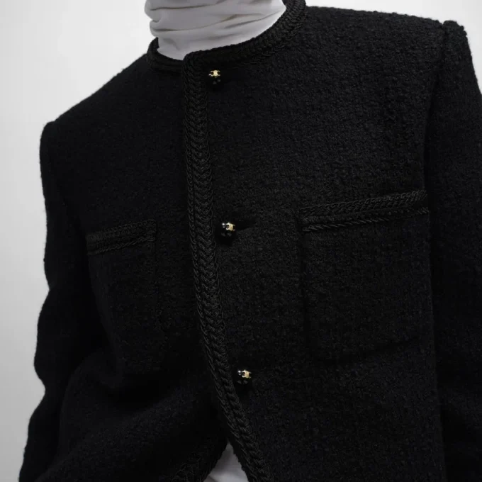 Chasseur-Jacke aus Natta-Wolle Chasseur-Jacke aus Natta-Wolle