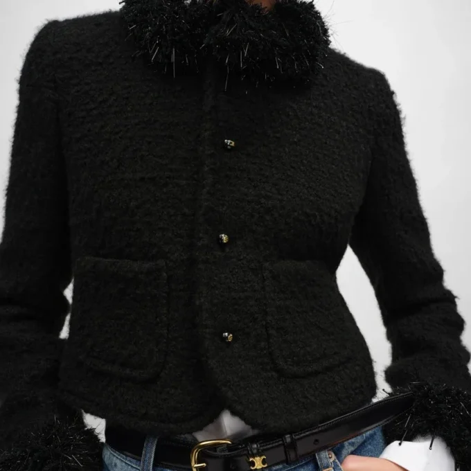 Chelsea-Jacke aus Kaschmir und Natta-Wolle Chelsea-Jacke aus Kaschmir und Natta-Wolle