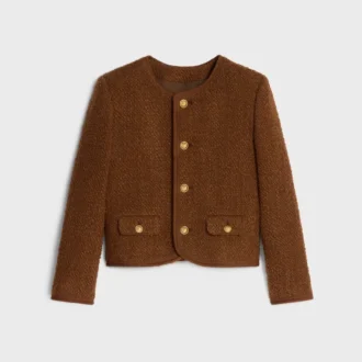 Chelsea-Jacke aus Mohair-Wolltweed
