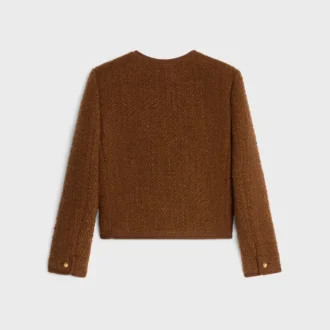 Chelsea-Jacke aus Mohair-Wolltweed