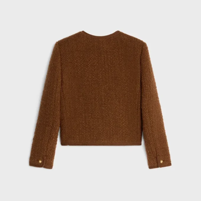 Chelsea-Jacke aus Mohair-Wolltweed