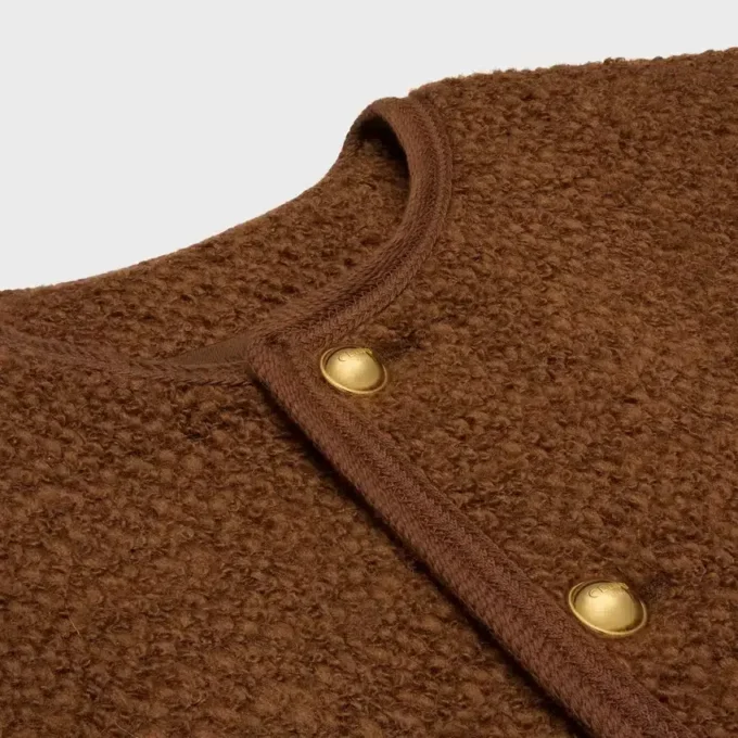 Chelsea-Jacke aus Mohair-Wolltweed