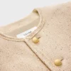 Chelsea-Jacke aus Seiden-Tweed mit Pailletten