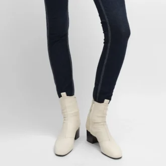 Cheri – Stiefel mit Reißverschluss aus Stretch-Lammleder