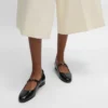 City Ballerina aus glänzendem Kalbsleder City Ballerina aus glänzendem Kalbsleder