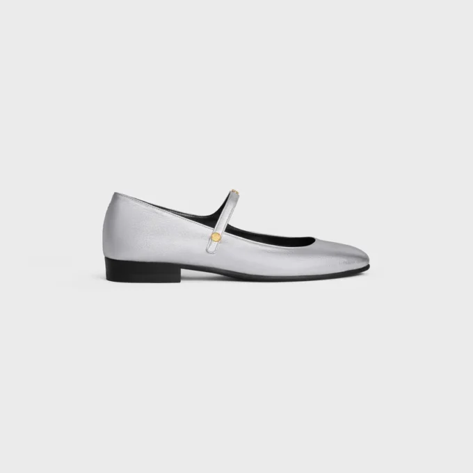 City Ballerina aus laminiertem Lammleder