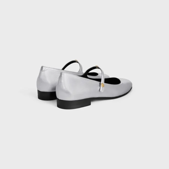 City Ballerina aus laminiertem Lammleder