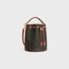 Clara-Tasche aus Triomphe Canvas und Kalbsleder
