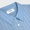 Classic Hemd aus gestreiftem Baumwollpopeline Classic Hemd aus gestreiftem Baumwollpopeline