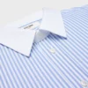 Classic Hemd aus gestreiftem Baumwollpopeline Classic Hemd aus gestreiftem Baumwollpopeline