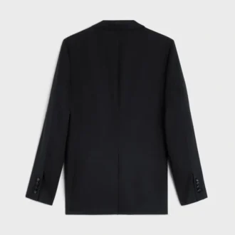 Classic Smokingjacke aus Grain-de-Poudre-Wolle