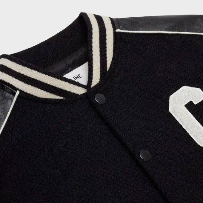 Classic Teddyjacke aus strukturierter Wolle