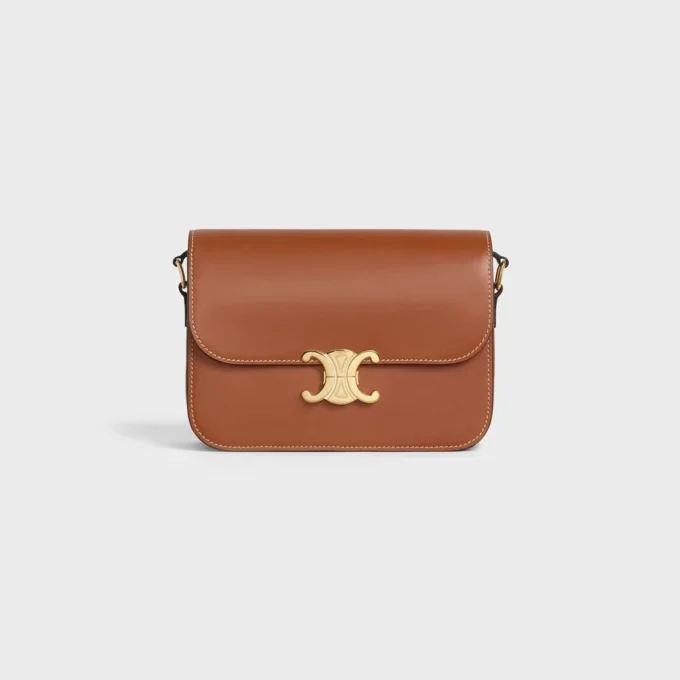 Classique Triomphe Tasche aus naturfarbenem Kalbsleder Classique Triomphe Tasche aus naturfarbenem Kalbsleder