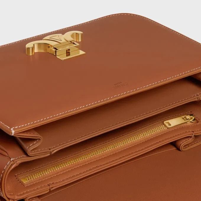 Classique Triomphe Tasche aus naturfarbenem Kalbsleder Classique Triomphe Tasche aus naturfarbenem Kalbsleder