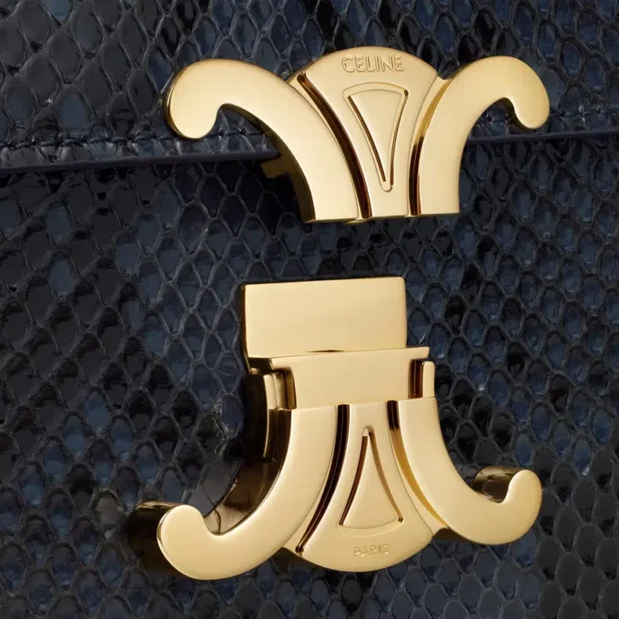 Classique Triomphe Tasche aus Pythonleder