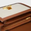 Classique Triomphe Tasche aus Textil mit durchgehendem Triomphe-Muster und Kalbsleder