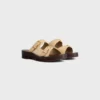 Cleo – Sandale mit zwei Riemen aus Kalbsveloursleder Cleo – Sandale mit zwei Riemen aus Kalbsveloursleder