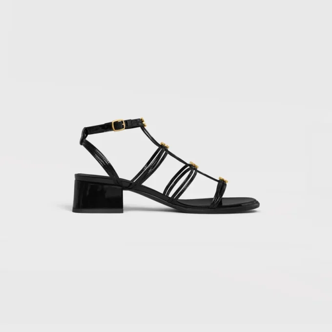 CléMence Sandalette aus glänzendem Kalbsleder CléMence Sandalette aus glänzendem Kalbsleder