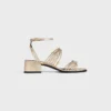 CléMence Sandalette aus laminiertem Lammleder CléMence Sandalette aus laminiertem Lammleder
