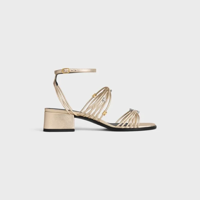 CléMence Sandalette aus laminiertem Lammleder CléMence Sandalette aus laminiertem Lammleder