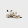 CléMence Sandalette aus laminiertem Lammleder CléMence Sandalette aus laminiertem Lammleder