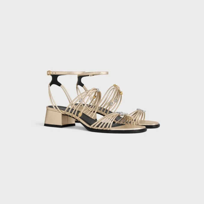 CléMence Sandalette aus laminiertem Lammleder CléMence Sandalette aus laminiertem Lammleder