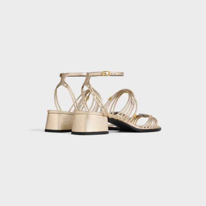CléMence Sandalette aus laminiertem Lammleder CléMence Sandalette aus laminiertem Lammleder
