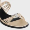 CléMence Sandalette aus laminiertem Lammleder CléMence Sandalette aus laminiertem Lammleder