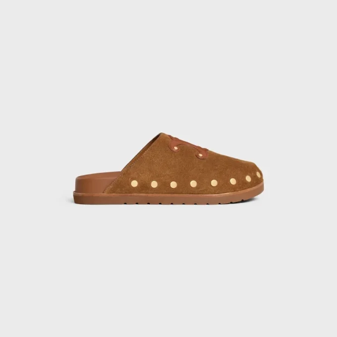 Clog Pitea aus Kalbsveloursleder Clog Pitea aus Kalbsveloursleder