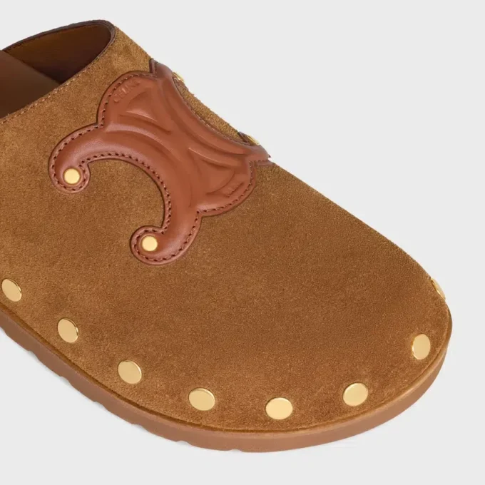 Clog Pitea aus Kalbsveloursleder Clog Pitea aus Kalbsveloursleder