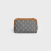 Clutch mit Kette aus Jacquard Triomphe All Over Clutch mit Kette aus Jacquard Triomphe All Over
