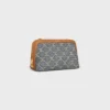 Clutch mit Kette aus Jacquard Triomphe All Over Clutch mit Kette aus Jacquard Triomphe All Over