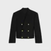 Colonne Blazer aus Wollgabardine