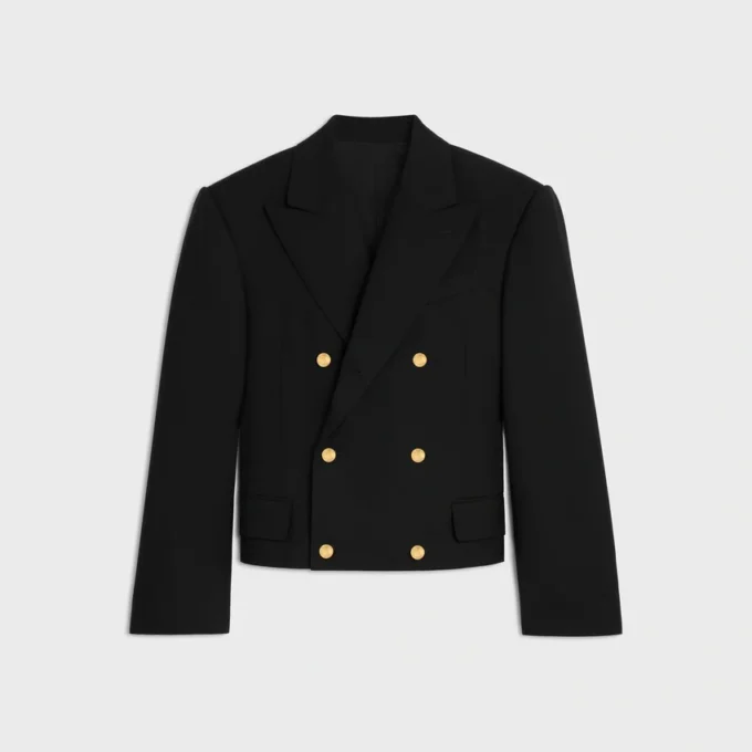 Colonne Blazer aus Wollgabardine