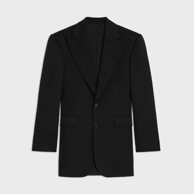 Colonne-Jacke aus Diagonalwolle Colonne-Jacke aus Diagonalwolle