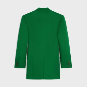 Colonne-Jacke aus Diagonalwolle