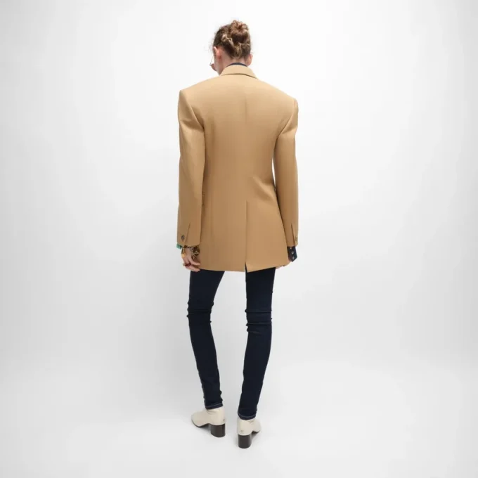 Colonne-Jacke aus Diagonalwolle Colonne-Jacke aus Diagonalwolle