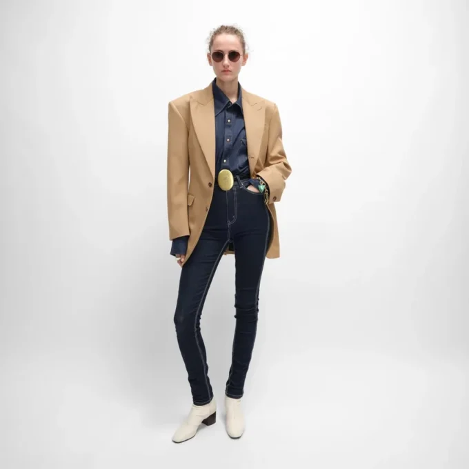 Colonne-Jacke aus Diagonalwolle Colonne-Jacke aus Diagonalwolle