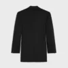 Colonne-Jacke aus Diagonalwolle