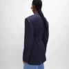 Colonne-Jacke aus Grain De Poudre-Wolle Colonne-Jacke aus Grain De Poudre-Wolle