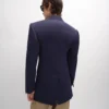 Colonne-Jacke aus Grain De Poudre-Wolle