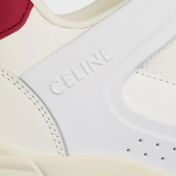 Ct-09 Trainer Sneaker aus Kalbsleder und Mesh