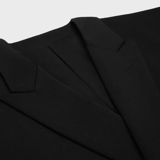 Dean-Jacke aus Wollgabardine Dean-Jacke aus Wollgabardine