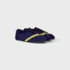 Der flache Sneaker aus Grosgrain, Samt, Kalbsveloursleder und Lammleder Der flache Sneaker aus Grosgrain, Samt, Kalbsveloursleder und Lammleder