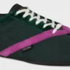 Der flache Sneaker aus Grosgrain, Samt, Kalbsveloursleder und Lammleder Der flache Sneaker aus Grosgrain, Samt, Kalbsveloursleder und Lammleder