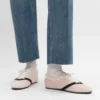 Der flache Sneaker aus Grosgrain, Samt, Ziegenveloursleder und Lammleder Der flache Sneaker aus Grosgrain, Samt, Ziegenveloursleder und Lammleder